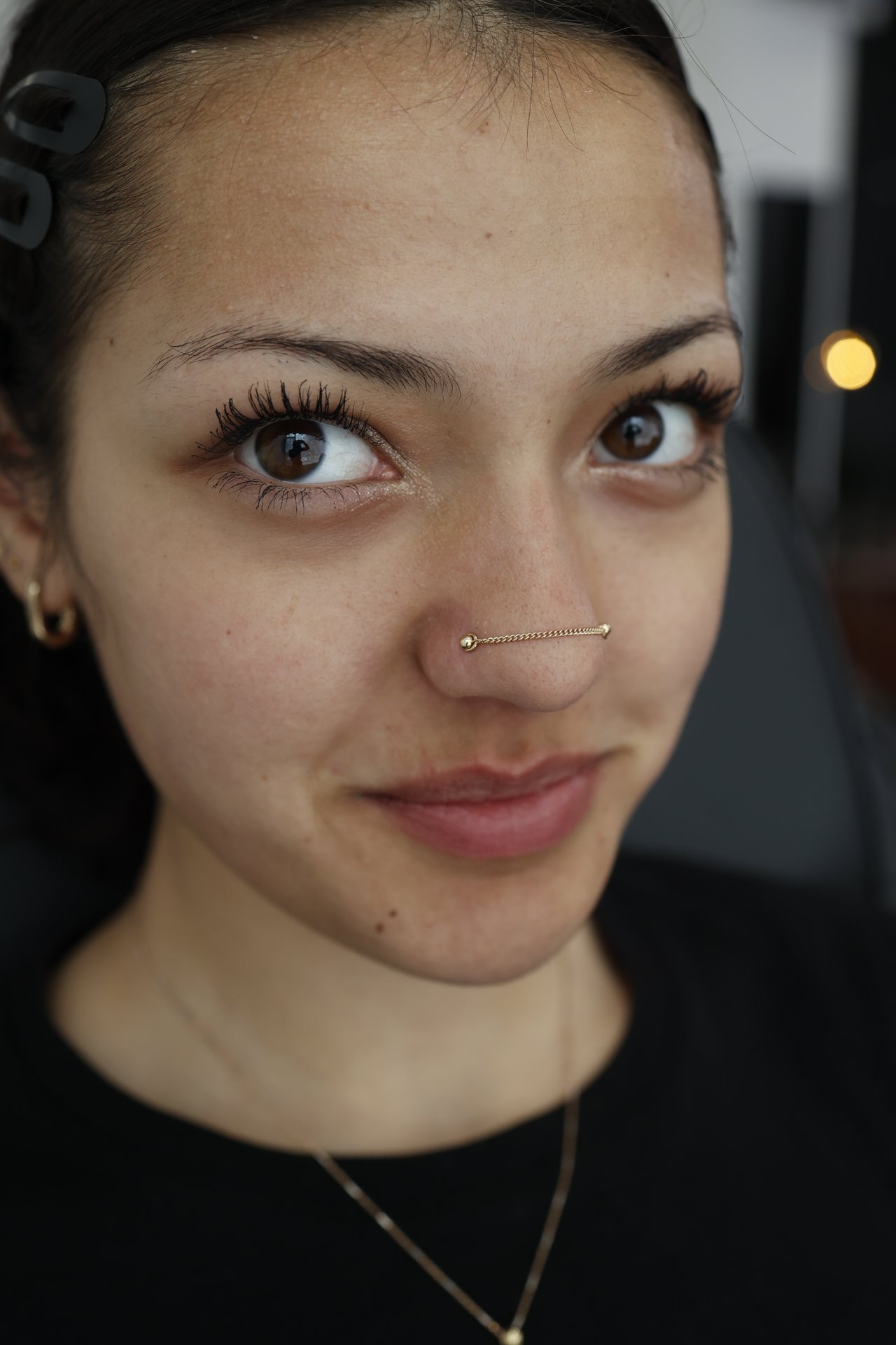 Nose piercing for Hell's Kitchen clients